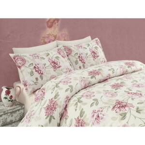 Lenjerie de pat pentru pat dublu Care, 200 x 220 cm, roz