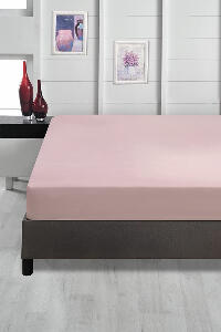 Cearsaf ABAKUHAUS, microfibra, roz, 140 x 200 cm