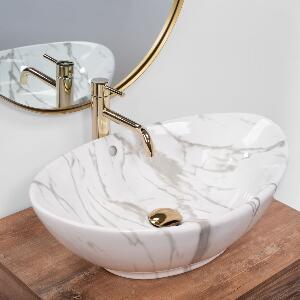 Lavoar Wendy Marmura ceramica sanitara - 59 cm