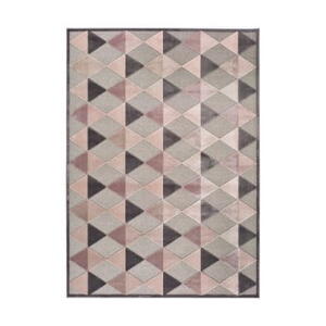 Covor Universal Farashe Triangle, 140 x 200 cm, gri-roz