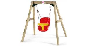 Leagan bebelusi din lemn Baby Swing Plum