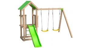 Complex de joaca din lemn pentru 6 copii EASY EXPERIENCE Trigano