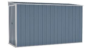 Sopron gradina/montaj perete, gri, 118x288x178 cm otel galvanizat