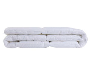 Topper pentru pat Soff.Im, textil, alb, 160 x 200 cm