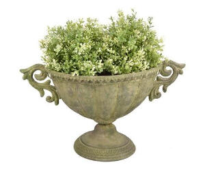 Vaza pentru flori Medea, metal, verde inchis