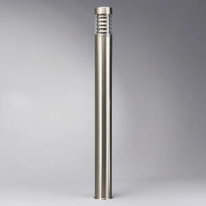 Lampa pentru gradina Enja, otel inoxidabil/policarbonat, argintiu, 100 x 10,1 cm