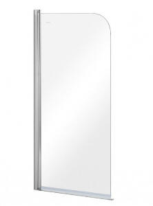 Paravan cada sticla securizata, profil crom, 70x140 cm, un element mobil, Besco Prime I