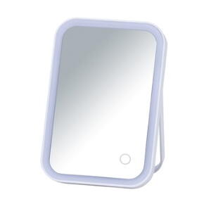 Oglindă cosmetică cu ancadrament LED Wenko Arizona, alb
