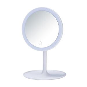 Oglindă cosmetică cu ancadrament LED Wenko Turro, alb