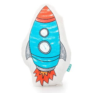 Pernă din bumbac Mr. Fox Space Rocket 40 x 30 cm