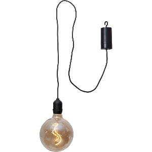 Corp de iluminat pentru exterior cu LED Star Trading Glassball, lungime 1 m, maro
