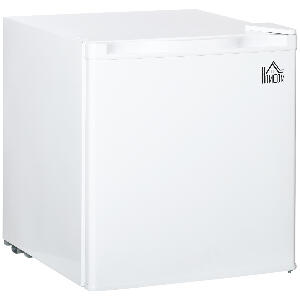 HomCom frigider mini bar, raft detasabil, 44,5x46,5x49,8cm, alb | AOSOM RO