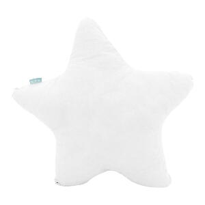 Pernă din bumbac pentru copii Mr. Fox Estrella, 50 x 50 cm, alb