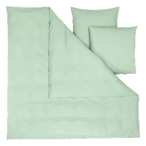 Lenjerie de pat din bumbac percale Cotton works 200 x 200 cm, verde