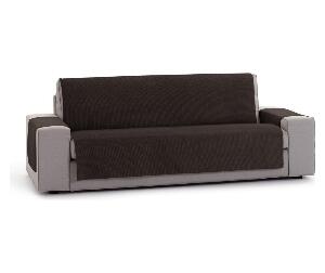 Husa pentru canapea cu 4 locuri Chenille Salva Brown 210-250 cm - Eysa, Maro