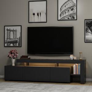 Comoda TV Beliz, Inarch, 192x37x53 cm, antracit