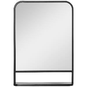 HOMCOM Oglinda de perete patrata moderna cu raft de depozitare, oglinzi 70 x 50 cm pentru sufragerie | AOSOM RO