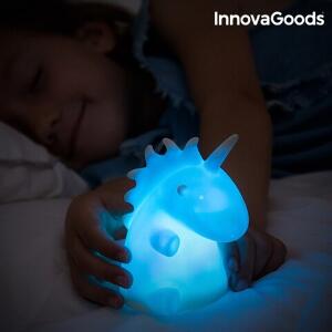 Lampa cu LED-uri Unicorn LEDicorn InnovaGoods, RGB, cu baterii