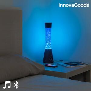 Lampa de lava cu difuzor Bluetooth si microfon InnovaGoods 30W, 12x40 cm