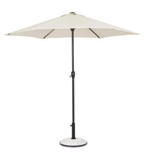 Umbrela pentru gradina / terasa, Kalife, Bizzotto, Ø 250 cm, stalp Ø 36 / 38 mm, aluminiu, ecru
