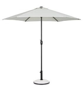 Umbrela pentru gradina / terasa, Kalife, Bizzotto, Ø 250 cm, stalp Ø 36 / 38 mm, aluminiu, natural