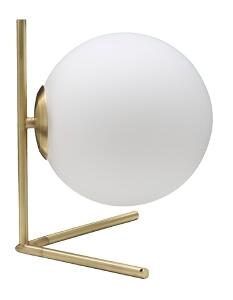 Lampa de masa Glamy Low, Mauro Ferretti, 1 x E14, 40W, 25x27 cm, fier/sticla