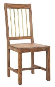 Set 2 scaune Elegant, Mauro Ferretti, 45x50x100 cm, lemn de sheesham, natural