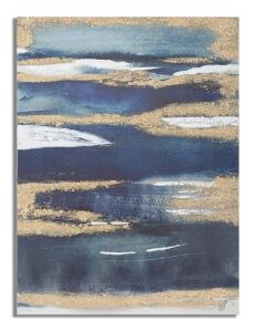 Tablou decorativ Dark Blue, Mauro Ferretti, 60x80 cm, canvas pictat manual, multicolor