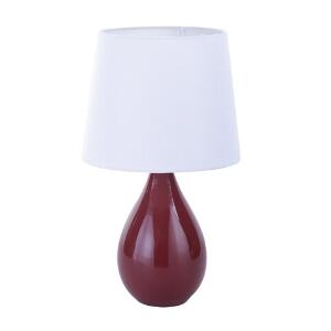 Lampa de masa Camy, Versa, 20 x 35 cm, ceramica, rosu