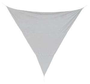 Parasolar triunghiular Sunshade, Bizzotto, 500 x 500 cm, poliester, gri