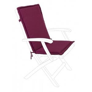 Perna pentru scaun de gradina Poly180, Bizzotto, 45 x 94 cm, poliester impermeabil, bordo
