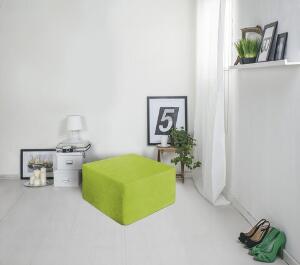 Taburet extensibil Urban Living, 63x36x63 cm, Verde
