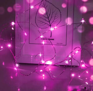 Instalatie Cshare, LED, roz, 3 m