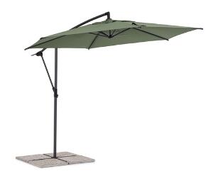 Umbrela pentru gradina / terasa Tropea, Bizzotto, Ø 300 cm, stalp Ø 46-48 mm, otel/poliester, verde oliv