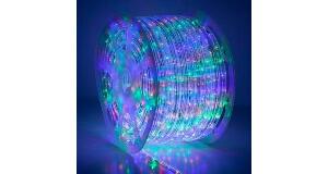 Furtun luminos rola LED multicolor 50m