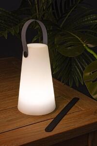 Lampa LED de exterior Cylindrical Party, Bizzotto, Ø12 x 20 cm, 7 culori, USB, cu telecomanda