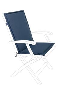 Perna pentru scaun de gradina Poly180, Bizzotto, 45 x 94 cm, poliester impermeabil, albastru