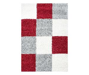 Covor Life Squares Red 120x170 cm - Ayyildiz Carpet, Rosu