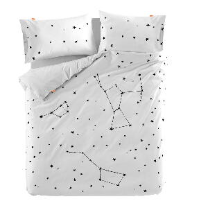 Husă din bumbac pentru pilotă Blanc Constellation, 140 x 200 cm