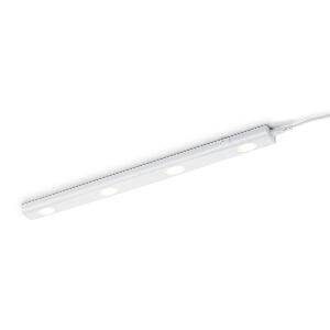 Aplică de perete alb LED (lungime 55 cm) Aragon – Trio