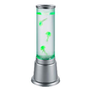 Veioză argintie LED (înălțime 36 cm) Jelly – Trio
