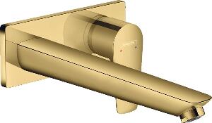 Baterie lavoar Hansgrohe Talis E cu pipa 225 mm, polished gold optic - 71734990