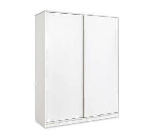 Dulap pentru haine, Çilek, White Sliding Wardrobe, 164.5x206.5x59cm, Multicolor