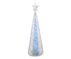 Decoratiune luminoasa Arcobaleno Star - Bizzotto, Gri & Argintiu