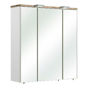 Dulap de baie suspendat alb cu oglindă 65x70 cm Set 923 - Pelipal