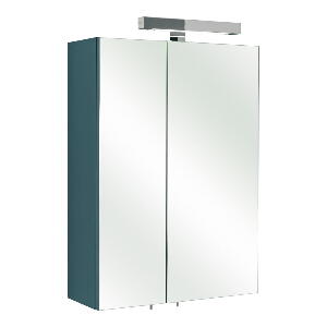 Dulap de baie suspendat gri închis cu oglindă 50x70 cm Set 311 - Pelipal