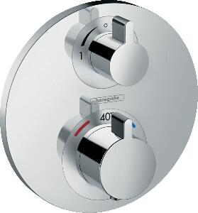 Baterie cada termostatata Hansgrohe Ecostat S, montaj incastrat, crom - 15758000
