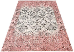 Covor Home Affaire, textil, roz/gri, 60 x 90 cm