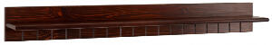 Raft de perete Poehl Home Affaire, lemn, maro inchis, 128 cm