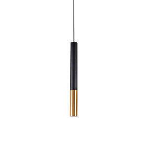 Pendul glam negru-auriu MAX din metal 1x30W GU10